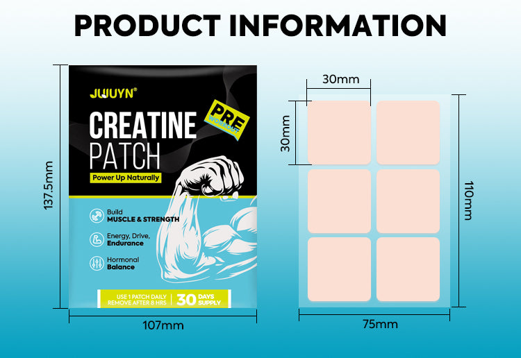 Creatine Patches - 30 Stuks