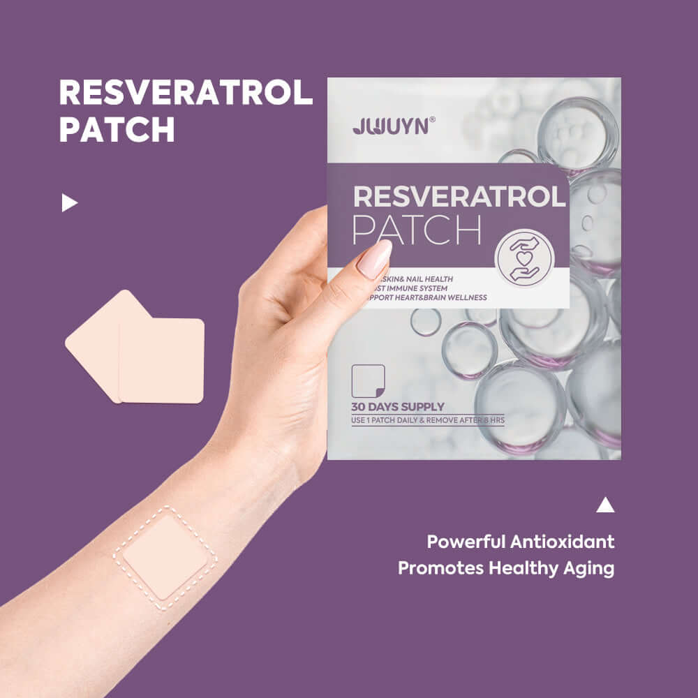 Resveratrol patches 30 stuks eenvoudig via de huid