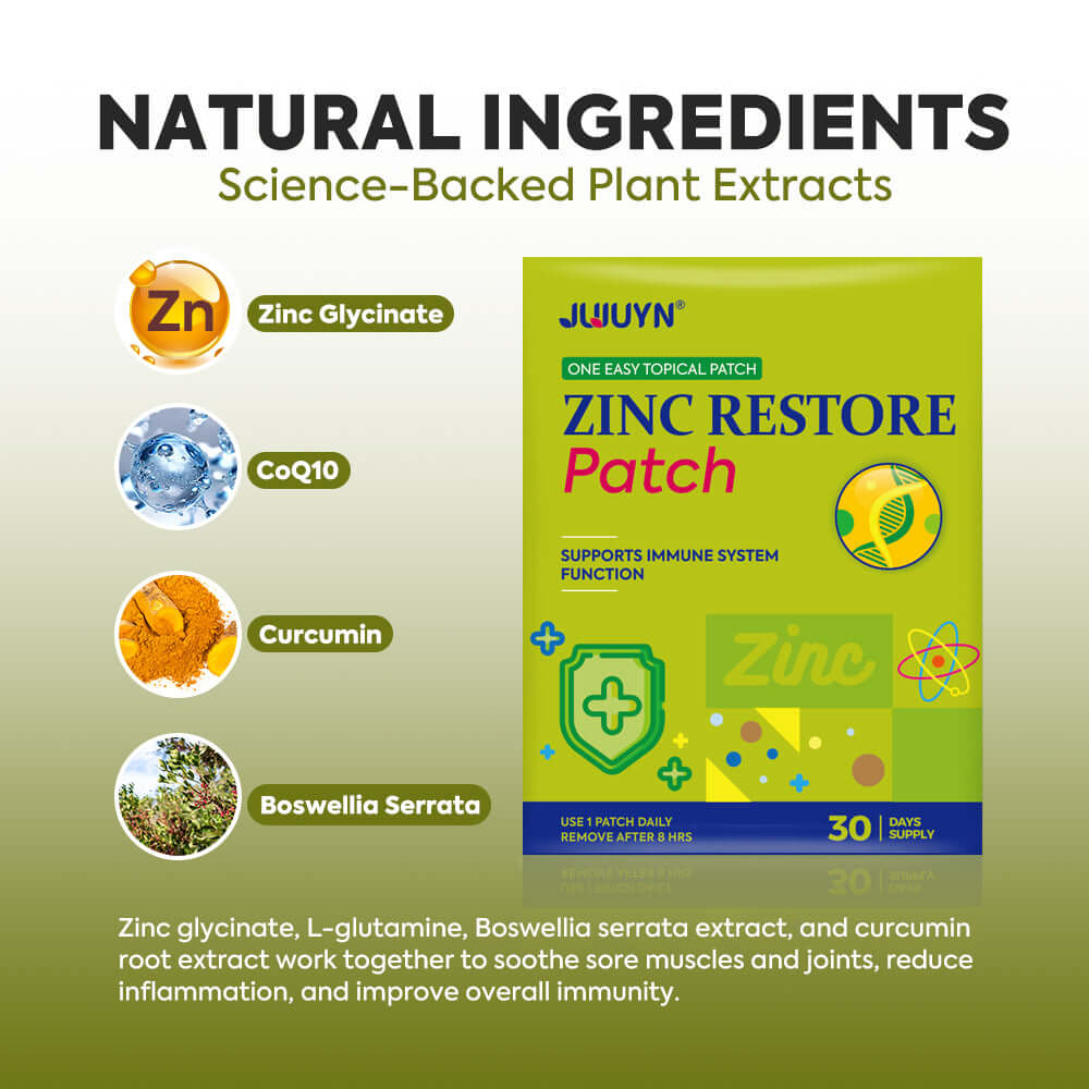 Zinc Restore patches met zink en CoQ10 van FetchaPatch
